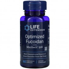 Фукоидан, Optimized Fucoidan, Life Extension, оптимизированный, 60 капсул