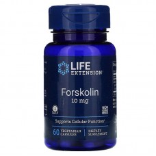 Форсколин, Forskolin, Life Extension, 10 мг, 60 капсул