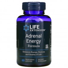 Поддержка надпочечников, Adrenal Energy Formula, Life Extension, 60 кап.