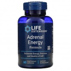 Надпочечники, энергетическая формула, Adrenal Energy, Life Extension, 60 кап.