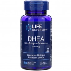 ДГЭА, DHEA, Life Extension, 100 мг, 60 капсул
