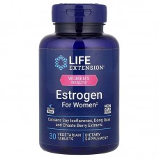 Эстроген для женщин, Estrogen for Women, Life Extension, 30 вегетарианских таблеток