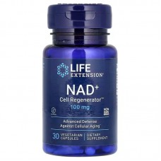Никотинамид рибозид, NAD+ Cell Regenerator, Life Extension, 100 мг, 30 вегетарианских  капсул