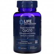 Коэнзим Q10, CoQ10 Ubiquinone, Life Extension, 100 мг, 60 кап.