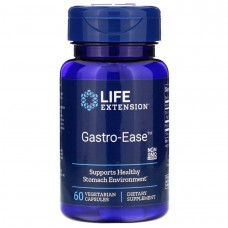 Восстановление микрофлоры желудка (Gastro-Ease), Life Extension, 60 кап.