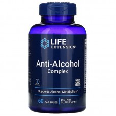 Антиалкогольный комплекс, Anti-Alcohol Complex, Life Extension, 60 вегетарианских капсул