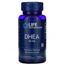 Дегидроэпиандростерон, DHEA, Life Extension, 25 мг, 100 таблеток