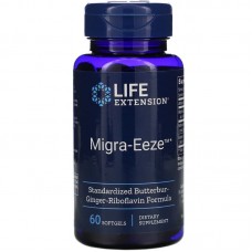 От головной боли, Migra-Eeze, Life Extension, 60 капсул