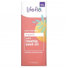 Масло шиповника, Pure Rosehip Seed Oil, Life Flo Health, органическое, для кожи, 30 мл