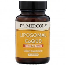 Коэнзим липосомальный Q10, Liposoma CoQ10, Dr. Mercola, 100 мг, 30 капсул