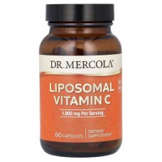 Липосомальный витамин С, Liposomal Vitamin C, Dr. Mercola, 60 капсул (500 мг в капсуле)