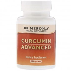 Куркумин, Curcumin Advanced, Dr. Mercola, 500 мг, 30 капсул