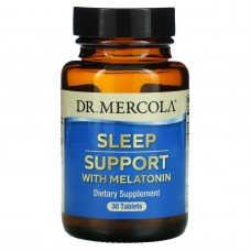 Формула для сна с мелатонином, Sleep Support with Melatonin, Dr. Mercola, 30 таблеток