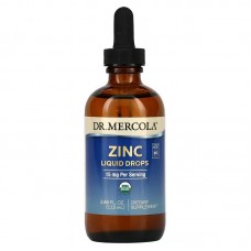 Цинк, Zinc, Dr. Mercola, 15 мг, 115 мл