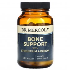 Поддержка костей, стронций и бор, Bone Support with Strontium and Boron, Dr. Mercola, 60 капсул