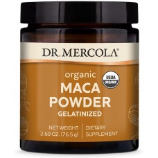Мака, Organic Maca, Dr. Mercola, органический порошок, 76,5 г