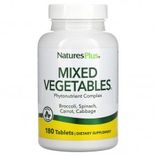 Овощная смесь, Mixed Vegetables, Nature's Plus, 180 таблеток