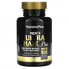 Витамины для волос для мужчин, Men's Ultra Hair Plus, Nature's Plus, 60 таблеток с замедленным высвобождением