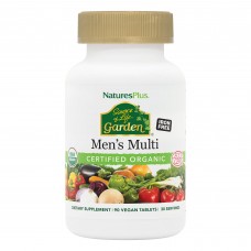 Мультивитамины для мужчин, Men's Multi, Nature's Plus, Source of Life Garden, 90 веганских таблеток