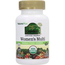 Мультивитамины для женщин, Women's Multi, Nature's Plus, Source of Life Garden, 90 таблеток
