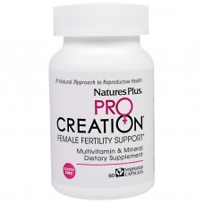 Комплекс для зачатия женщинам, Female Fertility Support, Nature's Plus, 60 капсул