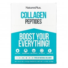 Коллагеновые пептиды, Collagen Peptides, Nature's Plus, 20 пакетиков в стиках, 10,5 г каждый