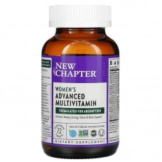 Мультивитамины для женщин, Every Woman Multivitamin, New Chapter, 72 таблетки