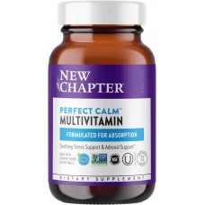 Мультивитамины для женщин и мужчин, Perfect Calm - Daily Multivitamin, New Chapter, 72 таблетки