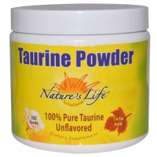 Таурин, Taurine, Nature's Life, 335 г