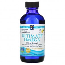 Концентрат рыбьего жира (лимон), Ultimate Omega, Nordic Naturals, 119 мл.
