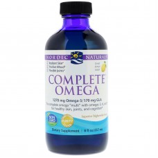 Омега 3 6 9, Complete Omega, Nordic Naturals, лимон, 237 мл.