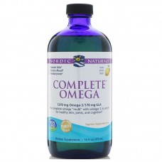 Омега 3 6 9 (лимон), Complete Omega, Nordic Naturals, 473 мл.
