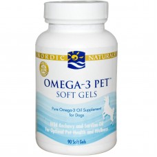 Омега-3 для собак, Omega-3 Pet, Nordic Naturals, 90 капсул