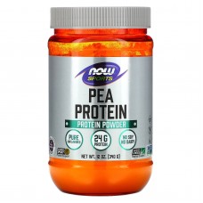 Гороховый протеин, Pea Protein, Now Foods, Sports, без вкуса, 340 г