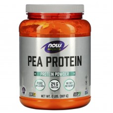 Гороховый протеин, Pea Protein, Now Foods, Sports, без вкуса, 907 г