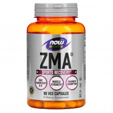 Спортивное восстановление, комплекс ЗМА, ZMA, Now Foods, Sports, 90 вегетарианских капсул