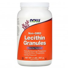 Лецитин в гранулах, Lecithin, Now Foods, без ГМО, 907 г
