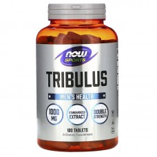 Трибулус, Tribulus, Now Foods, Sports, 1000 мг, 180 таблеток