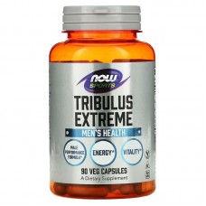 Трибулус Экстрим, Tribulus Extreme, Now Foods, Sports, мужское здоровье, 90 вегетарианских капсул
