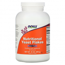 Пищевые дрожжи (хлопья), Nutritional Yeast, Now Foods, 284 гр
