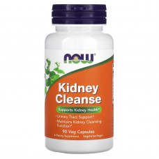 Очистка почек и мочевого пузыря, Kidney Cleanse, Now Foods, 90 вегетарианских капсул