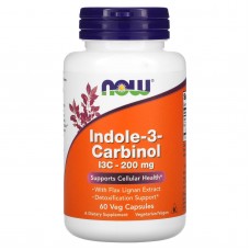Индол 3 Карбинол, Indole-3-Carbinol, Now Foods, 200 мг, 60 вегетарианских капсул