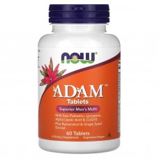 Витаминный комплекс Адам, Adam, Men's Multi, Now Foods, для мужчин, 60 таблеток