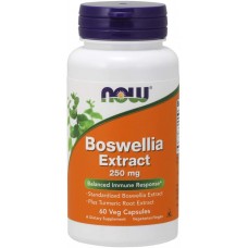 Босвеллия, экстракт, Boswellia Extract, Now Foods, 250 мг, 60 вегетарианских  капсул