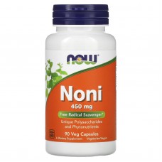 Нони, Noni, Now Foods, 450 мг, 90 вегетарианских капсул