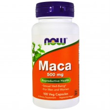 Мака (Maca), Now Foods, 500 мг, 100 вегетарианских капсул