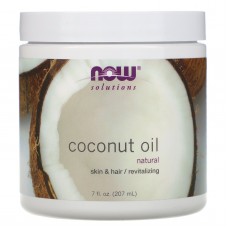Кокосовое масло, Coconut Oil, Now Foods, Solutions,  207 мл