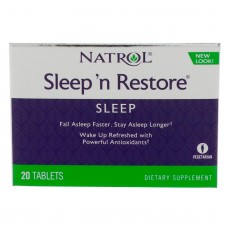 Здоровый сон, Sleep 'n Restore, Natrol, 20 таблеток