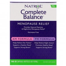 Менопауза полный комплекс, Complete Balance for Menopause, Natrol, 2 банки по 30 капсул