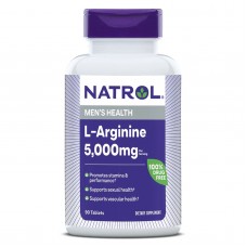 Аргинин, L-Arginine, Natrol, 3000 мг, 90 таблеток